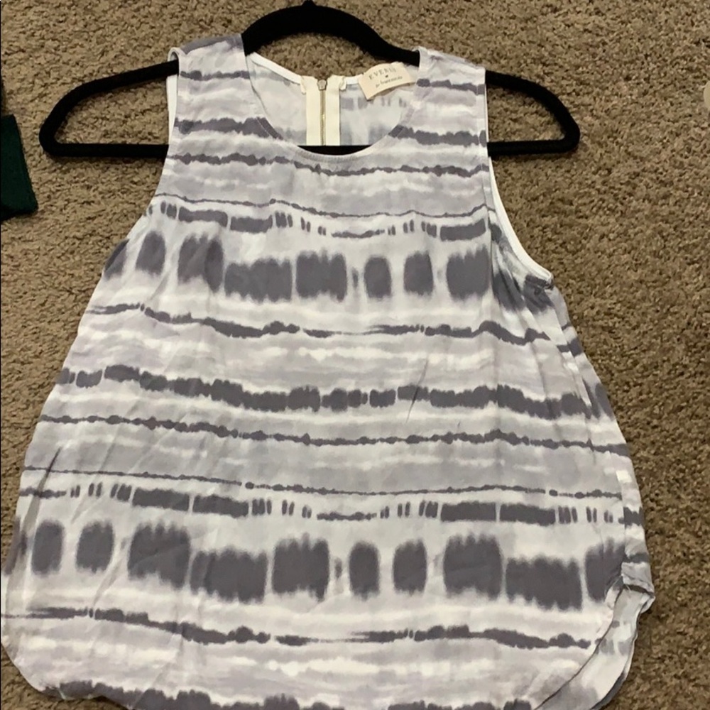 Grey tank top blouse